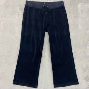 🌿 New York & Co Y2K Velour Wide-Leg Sweatpants